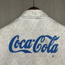 Camisa Cruzeiro Fora 93/94 - Versão Retrô Coca-Cola - Branca