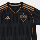 Camisa Atlético-MG III 25/26 - Torcedor Feminina - Preta e Dourado