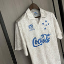 Camisa Cruzeiro Fora 93/94 - Versão Retrô Coca-Cola - Branca