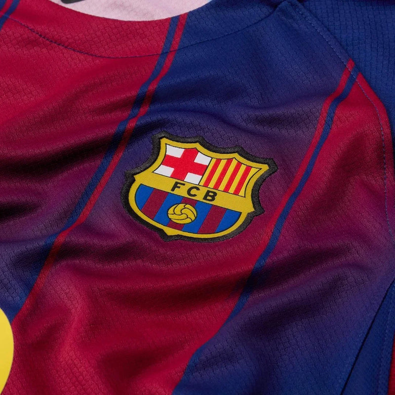 Camisa Barcelona 25/26 - Torcedor Masculina - Azul e Vermelho