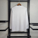 Camisa Retrô Real Madrid I Home Adidas 2017/18  Manga Longa Masculino Branco