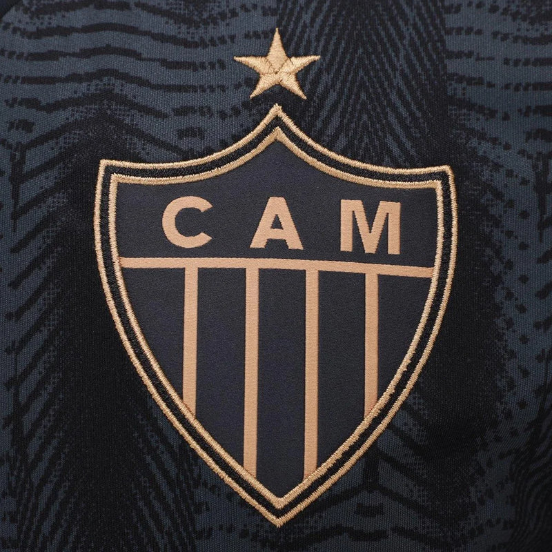 Camisa Atlético-MG III 25/26 - Torcedor Masculina - Preto e Dourado