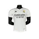 Camisa Real Madrid I Home 2024/25 Jogador Masculino Branco