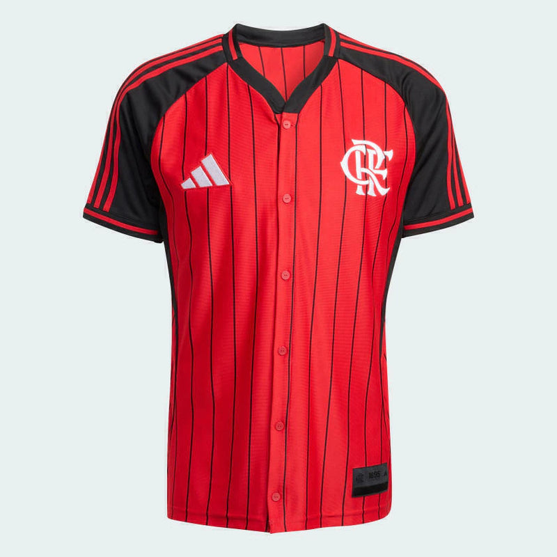 Camisa Flamengo Edição Especial Mundial de Clubes 2025 - Estilo Baseball - Masculino