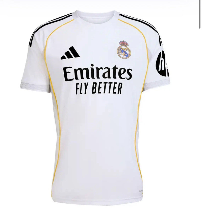 Camisa Real Madri 25/26 - Torcedor Masculina - Branca